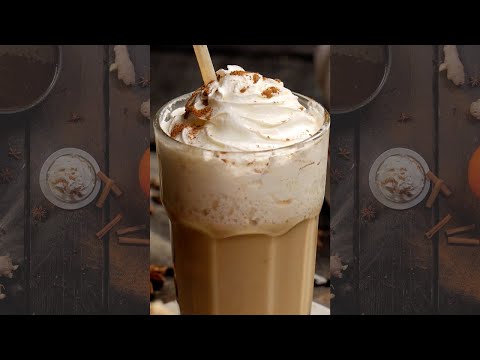 How to make a pumpkin spice latte!? #shorts