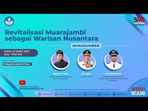 SMB: Revitalisasi Muarajambi sebagai Warisan Nusantara