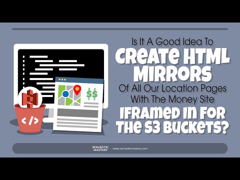 Is It A Good Idea To Create HTML Mirrors Of All Our Location Pages With The Money Site Iframed In Fo