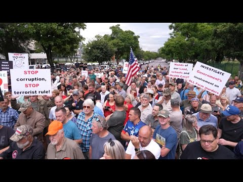 One thousand South Africans gather for pro-Trump rally | AFP