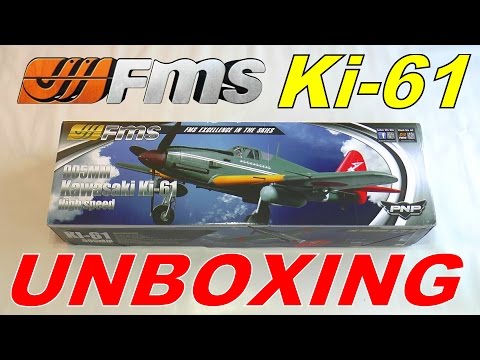 FMS / DIAMOND HOBBY KAWASAKI Ki-61 995mm "TONY" UNBOXING By: RCINFORMER - UCdnuf9CA6I-2wAcC90xODrQ