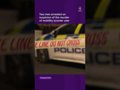 Two arrested for mobility scooter user murder