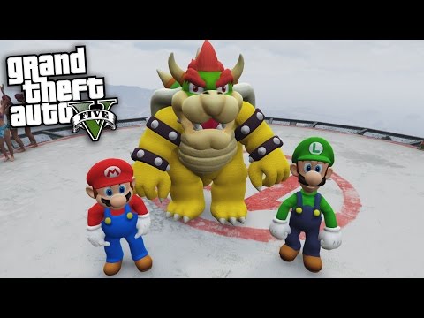 GTA 5 Mods - MARIO & LUIGI VS BOWSER MOD (GTA 5 Mods Gameplay) - UCOrd4AWNd6lOgv0UWv84H2g