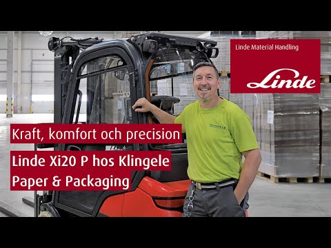 Kraft, komfort och precision: Linde Xi20 P hos Klingele Paper & Packaging