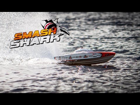 TLF Smash Shark Rc Boat - Filmed in Slow motion and original speed - UCz3LjbB8ECrHr5_gy3MHnFw