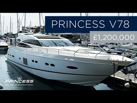 Princess V78 Yacht Tour | 2011 Model | "Serendipity" | 78 Foot V-Class
Yacht For Sale in the UK