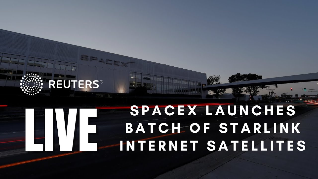 LIVE: SpaceX launches batch of Starlink internet satellites