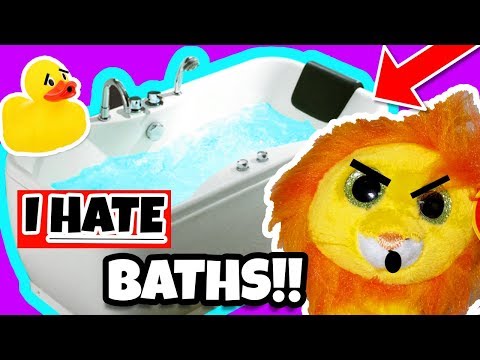 The Beanie Boos family I don't like baths