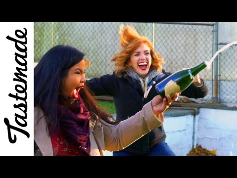 How to Open Champagne Like a Pro | The Tastemakers-Julie & Jen