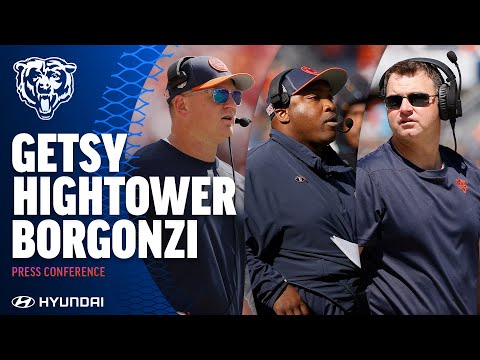 Getsy, Hightower, Borgonzi on matchup vs. Chargers | Chicago Bears video clip