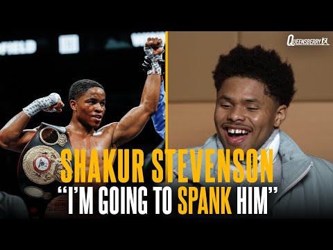 Shakur Stevenson wants to SPANK Floyd Schofield and claims Tank Davis is BIPOLAR 😬💥