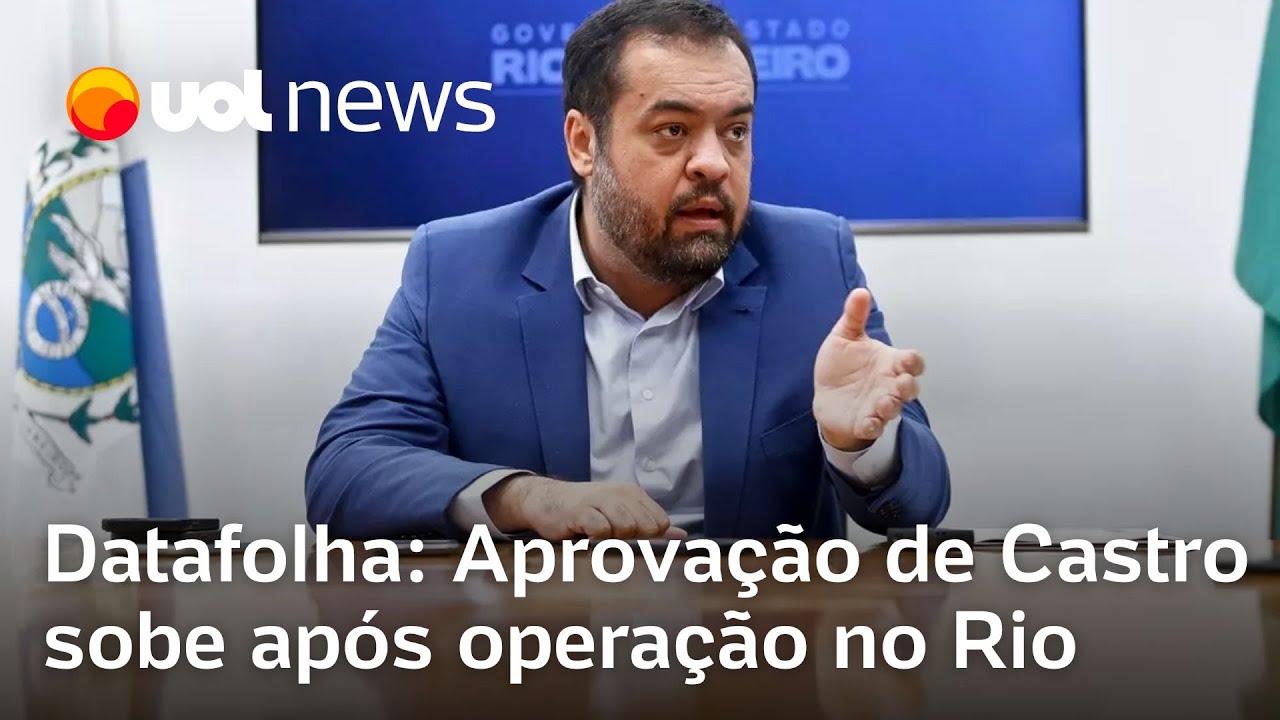 Datafolha Castro tem maior aprovação após operação mais letal da história do país