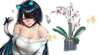 【HANDCAM】Orchids Lego Building 🌺