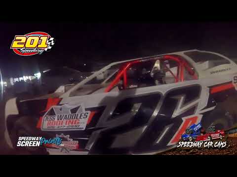 #26b Jess Wobbles - Crate Late Model - 201 Speedway 8-2-25 - In-Car-Camera - dirt track racing video image