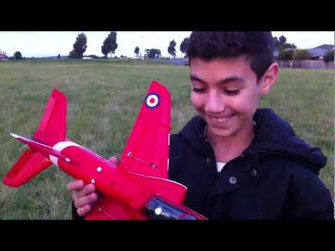 Hobby King Red Arrow Hawk 35mm EDF Micro Jet EPO (PNF)  RC Maiden Flight - UCOT48Yf56XBpT5WitpnFVrQ