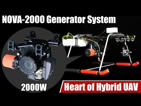 2000W NOVA Generator System-Heart for Hybrid UAV - UCzVmIzWnHkWFSnYQeYnf0OA