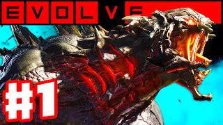 Evolve - Gameplay Walkthrough Part 1 - Evacuation! Hunters vs. Goliath Monster! (Evolve PC Gameplay)