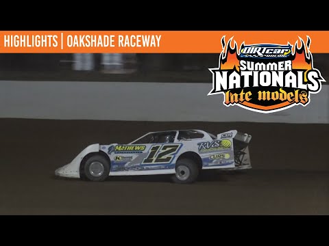 DIRTcar Summer Nationals Late Models | Oakshade Raceway | July 13, 2024 | HIGHLIGHTS - dirt track racing video image