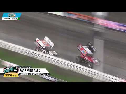 Knoxville Raceway 360 Highlights // May 11, 2024 - dirt track racing video image