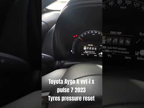 Reset della spia della pressione degli pneumatici della Toyota Aygo X