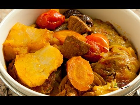 tas kebab (tas kabab) Eggplant stew recipe - UCZXjjS1THo5eei9P_Y2iyKA