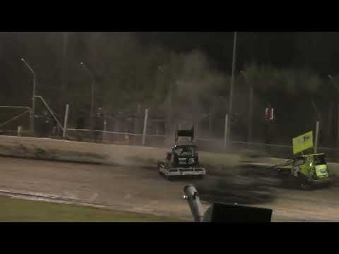 North Island Select vs Scrappers 5 and 6 Runoff Huntly Stockcar Teams 2024 - dirt track racing video image
