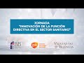 Image of the cover of the video;Jornada "Innovación de la función directiva en el sector sanitario"