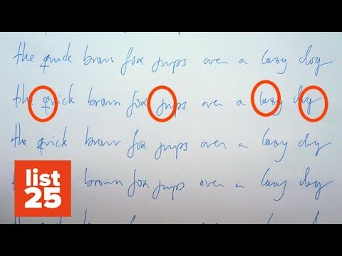 25 AWESOME Things Your Handwriting Says About You - Graphology Secrets Revealed! - UCWqJpFqlX59OML324QIByZA