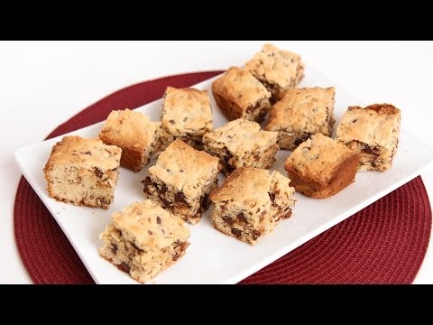 Sweet & Salty Cookie Bars Recipe - Laura Vitale - Laura in the Kitchen Episode 747 - UCNbngWUqL2eqRw12yAwcICg