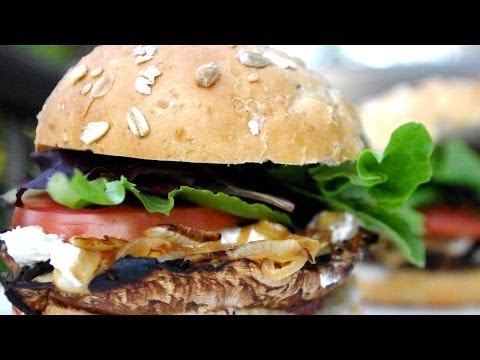 Receta de hamburguesa vegetariana de champiñones / Recipe mushroom veggie burger - UClIHawzMOBFQc1QZu2XYuoQ