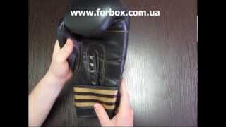 Боксерські рукавиці Adidas Super Pro (ADIBC08, чорні)