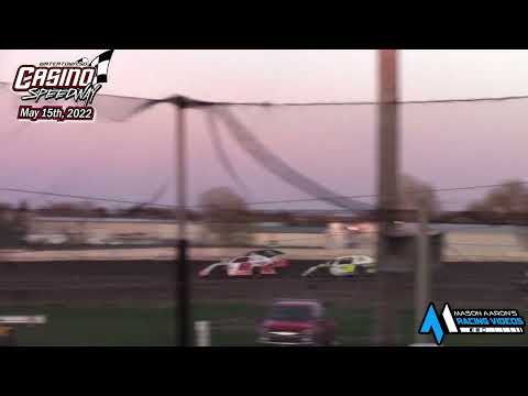 Casino Speedway WISSOTA Midwest Modified A-Main (5/15/22) - dirt track racing video image