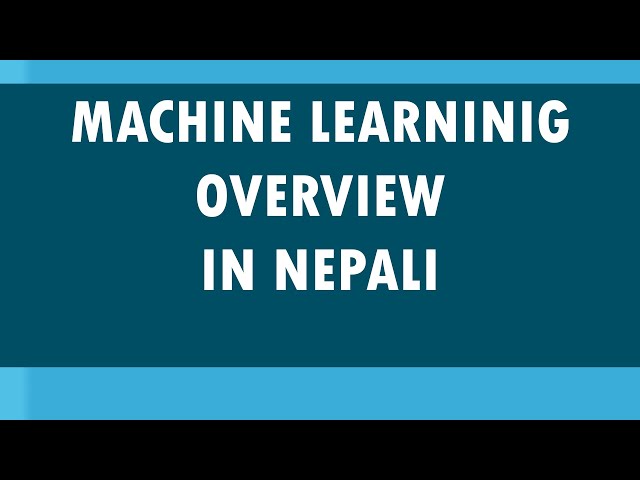 How Machine Learning is Helping Nepal