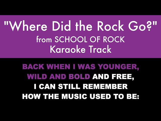 Where Did the Rock Go? The Sheet Music Mystery