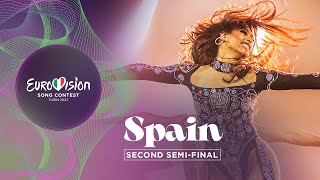 Chanel - SloMo - LIVE - Spain  - Second Semi-Final - Eurovision 2022