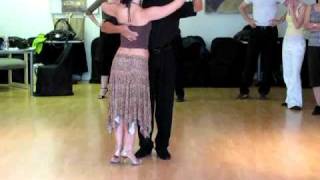 Tango lesson - Rhythmic Tango Step Oscar Mandagaran & Georgina Vargas