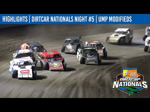 DIRTcar UMP Modifieds | DIRTcar Nationals | Volusia Speedway Park | February 9, 2024 | HIGHLIGHTS - dirt track racing video image