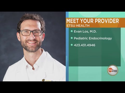 Meet Your Provider with ETSU Health: Pediatric Endocrinologist Dr. Evan Los
