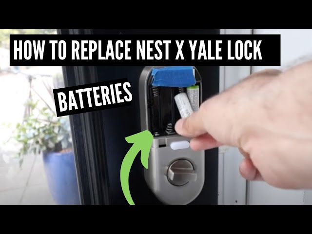 How to Change Batteries on Your Yale Door Lock