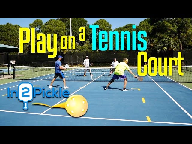 Is Pickleball Played On A Tennis Court?