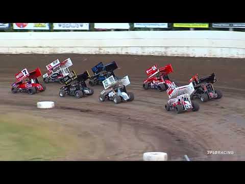 LIVE: NARC 410 Sprints at Grays Harbor Raceway - dirt track racing video image