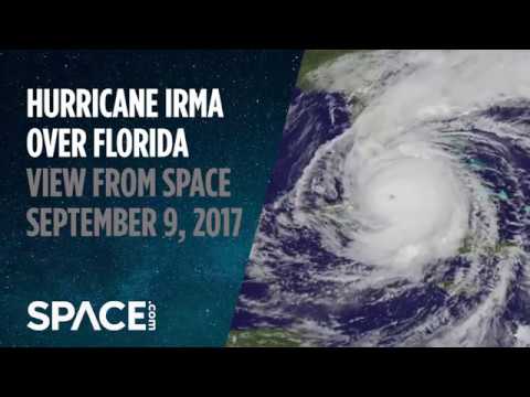 Hurricane Irma Over Florida - View from Space on September 9 - UCVTomc35agH1SM6kCKzwW_g