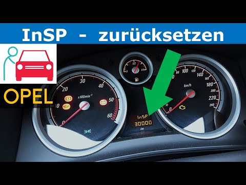 Wie setze ich den Dienst auf dem Opel Astra h zurück? - Opel Astra (Astra H)