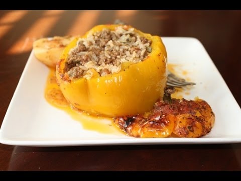 Gemista: Stuffed Tomatoes and Bell Peppers