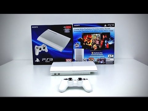 Crystal White PlayStation 3 Limited Edition Bundle Unboxing (White PS3) - UCsTcErHg8oDvUnTzoqsYeNw