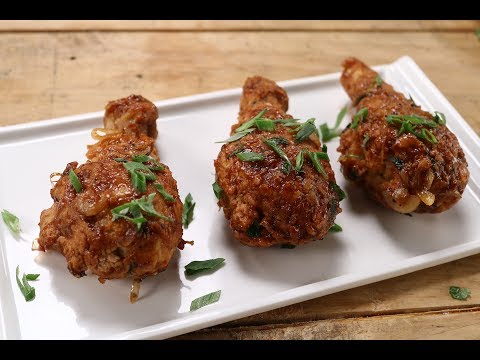 Spicy Chicken Leg | Sanjeev Kapoor Khazana - UCmoX4QULJ9MB00xW4coMiOw