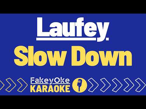 Laufey - Slow Down [Karaoke]