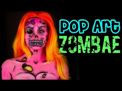 Pop Art Zombie - " ZOMBAE " Makeup tutorial - UCoziFm3M4sHDq1kkx0UwtRw