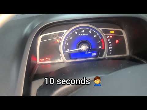 Come resettare la spia dell'olio dell'Honda Civic 2010