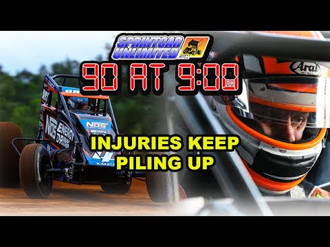 SprintCarUnlimited 90 at 9 for Tuesday, July 29th: Two more injuries to add to the Sprint Car pile - dirt track racing video image